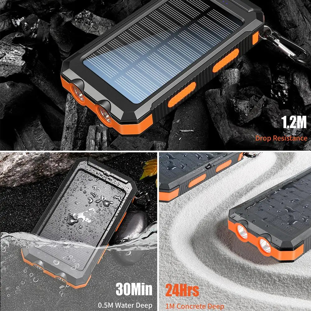 10,000mAh Solar Power Bank